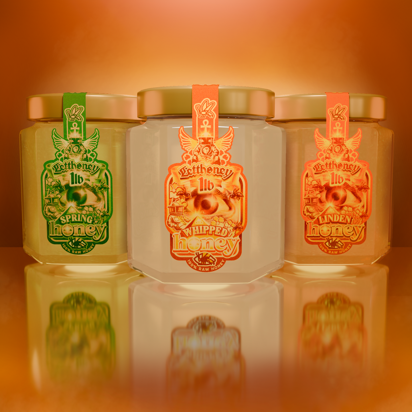 3x 1Lb SPRING WHIPPED LINDEN Bundle